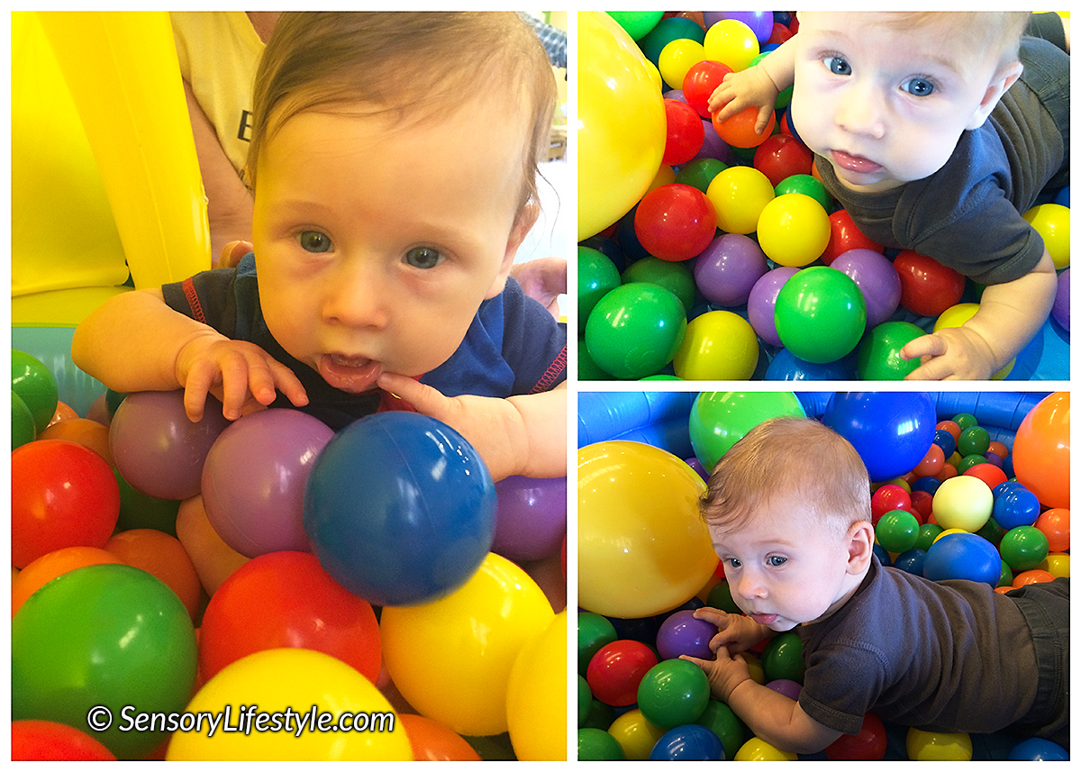 Ball pit fun